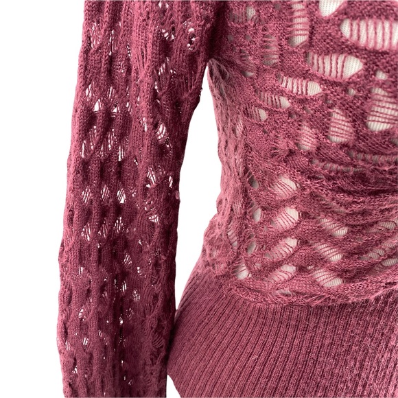 Catherine Malandrino Alpaca V Neck Knit Sweater - Picture 4 of 12